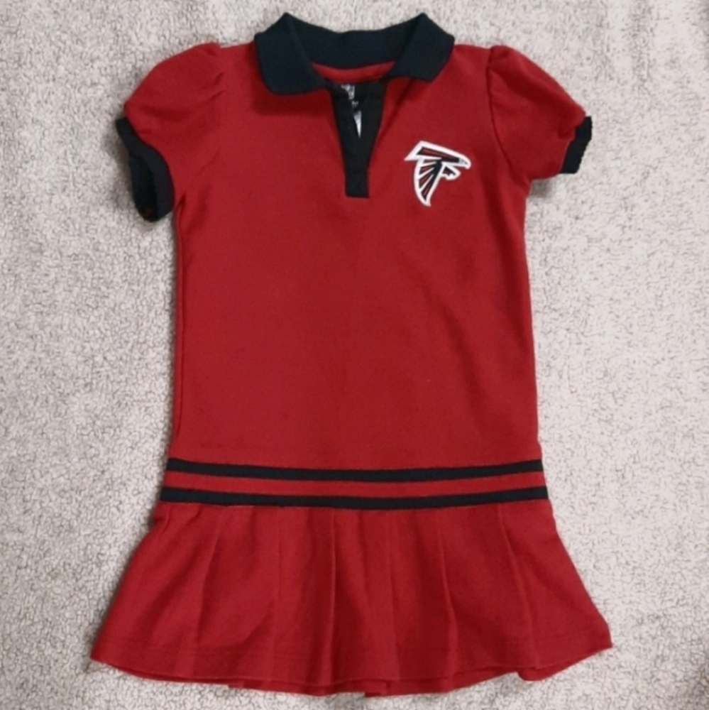 NFL Team Apparel Atlanta Falcons Cheer Dress • Size 4